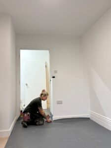 D&P Flooring Ltd fitting in progress 2