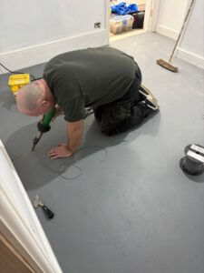 D&P Flooring Ltd fitting in progress 4